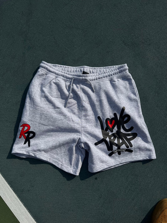 Grey RR "LoveTrap" Shorts