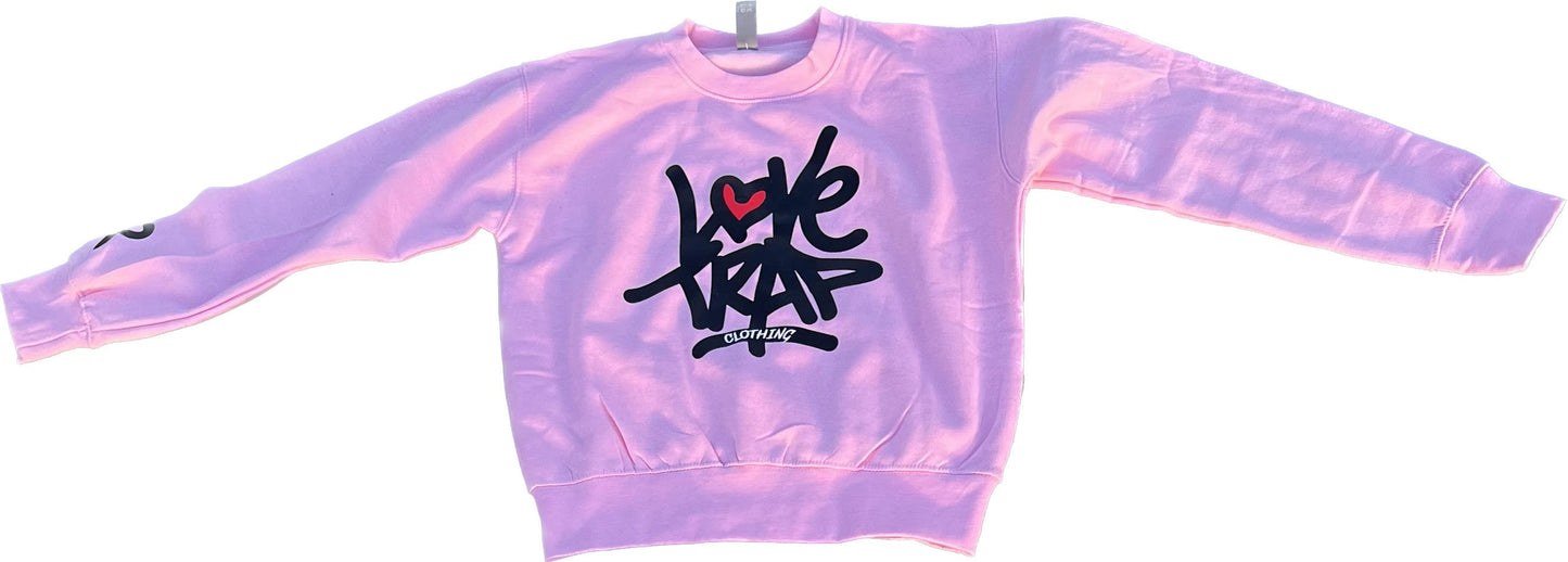 Light Pink "Love Trap" Sweatshirt